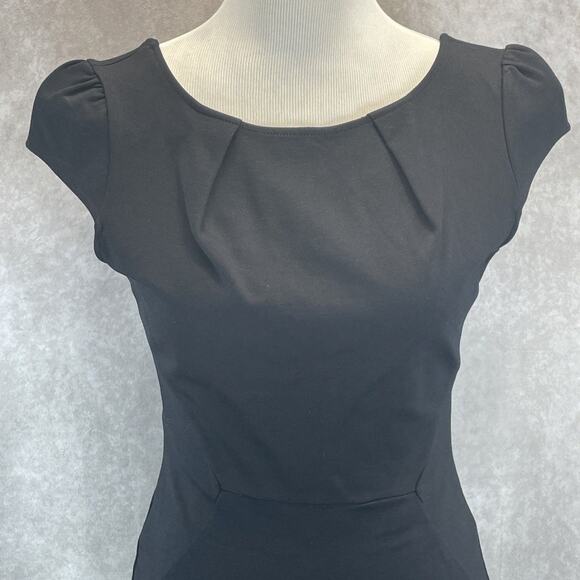 NWT Guess Women’s Size Med Jet Black Mini Pencil Dress “Mareen” - Picture 2 of 8